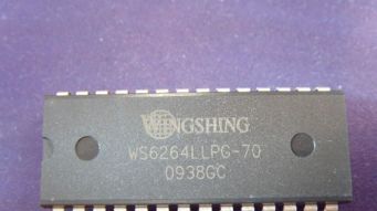 供应8k 8 bit cmos sram存储器ws6264llpg 70