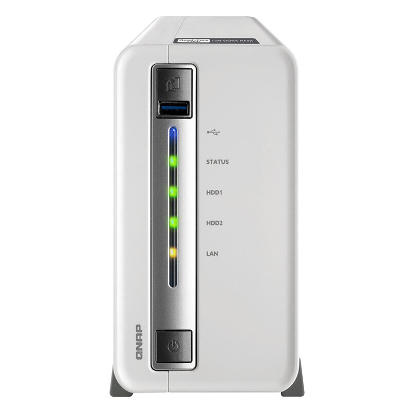 威联通(QNAP) TS-212P3 两盘位NAS网络存储器 四核心处理器 快照备份 ts-212p3 2*4T