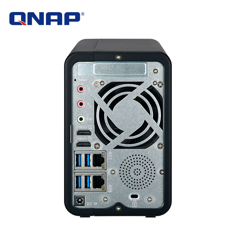 【两盘位高配】威联通(QNAP)TS-253B 4G/8G内存 两盘位网络存储器NAS 四核处 4G版不含硬盘